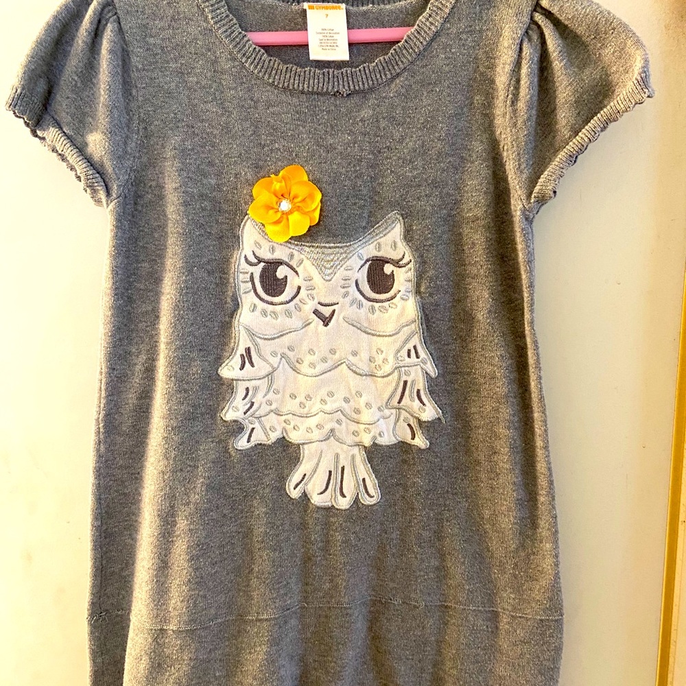 Gymboree Girl 7 100% cotton Grey dress